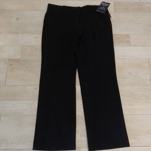 NWT Size 14 Briggs New York - Black Dress Straight Leg Slacks. Great work&dress.
